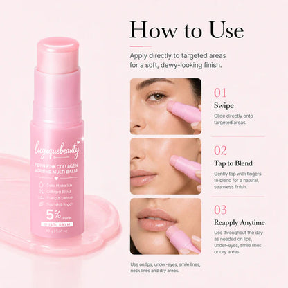 🔥LAST DAY 60% OFF luyiquebeauty PDRN Pink Collagen Volume Multi Balm