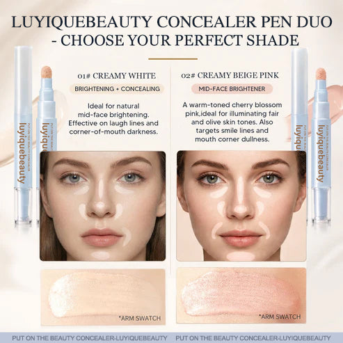 💝 Today Only — 50% Off 💝 Concealer Pen – Brightens, color-corrects, and provides long-lasting coverage