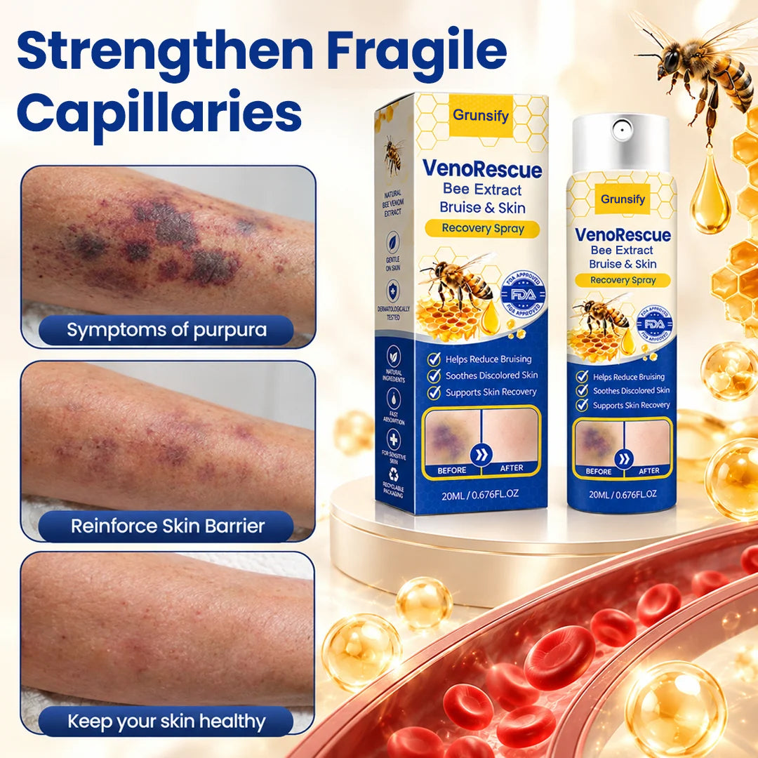 Grunsify VenoRescue Bee-Extract bruise skin recovery spray