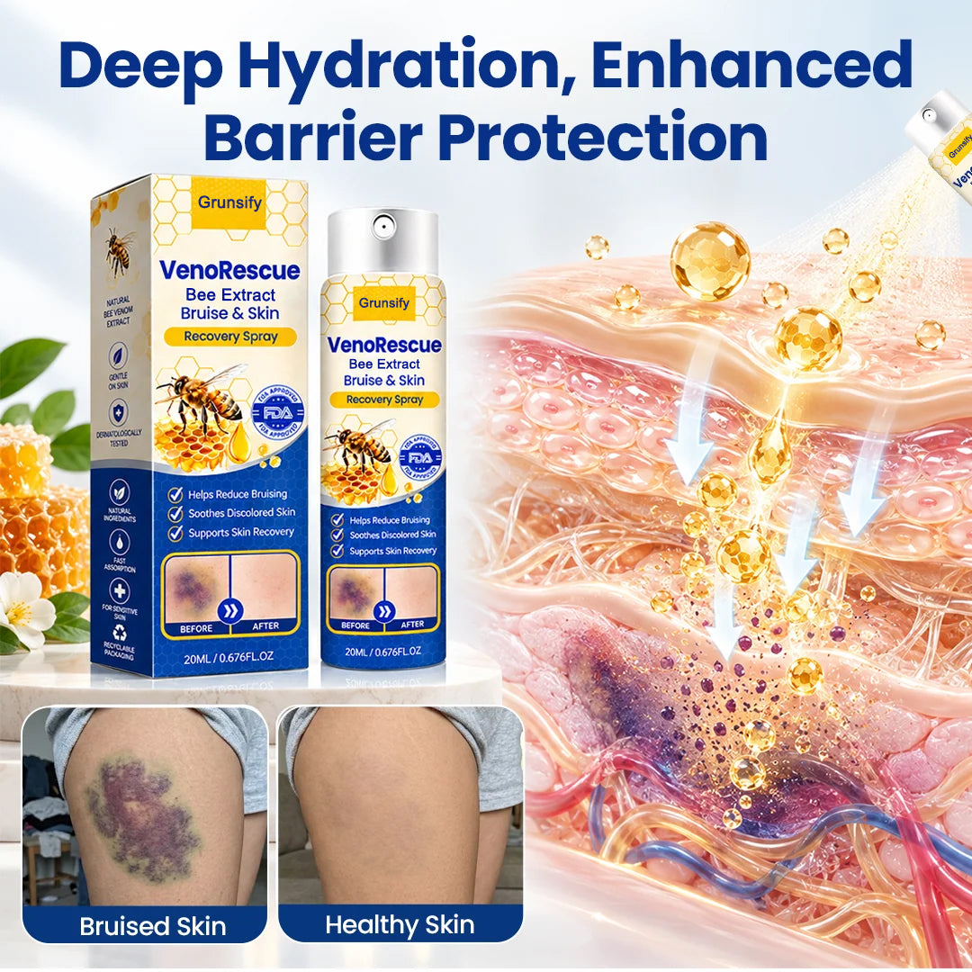 Grunsify VenoRescue Bee-Extract bruise skin recovery spray