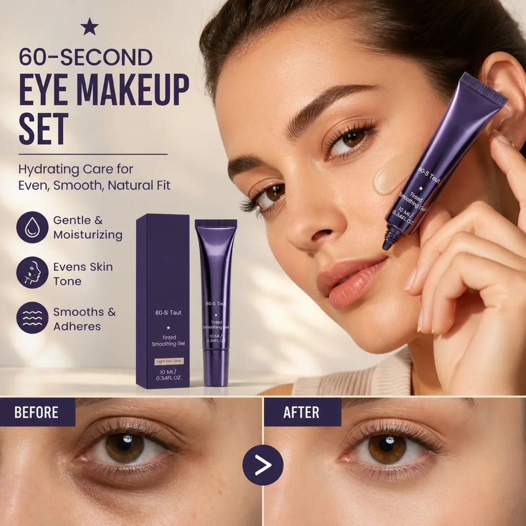 Grunsify tinted eye gel product presentation