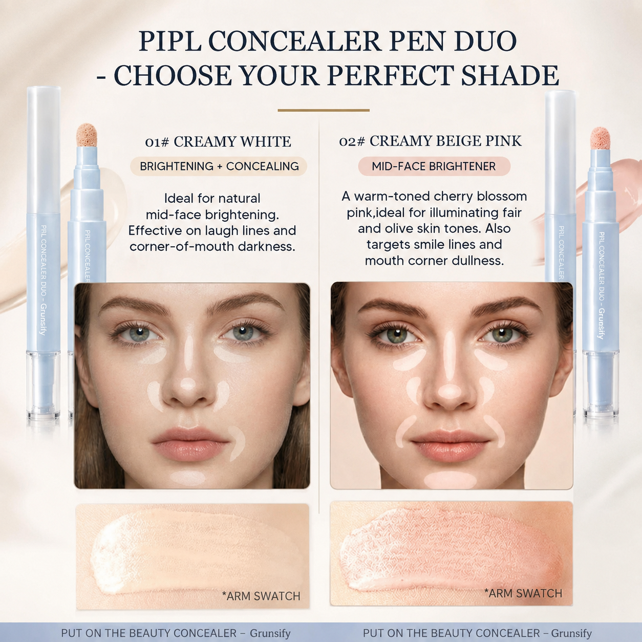 💝 Today Only — 50% Off 💝 Concealer Pen – Brightens, color-corrects, and provides long-lasting coverage